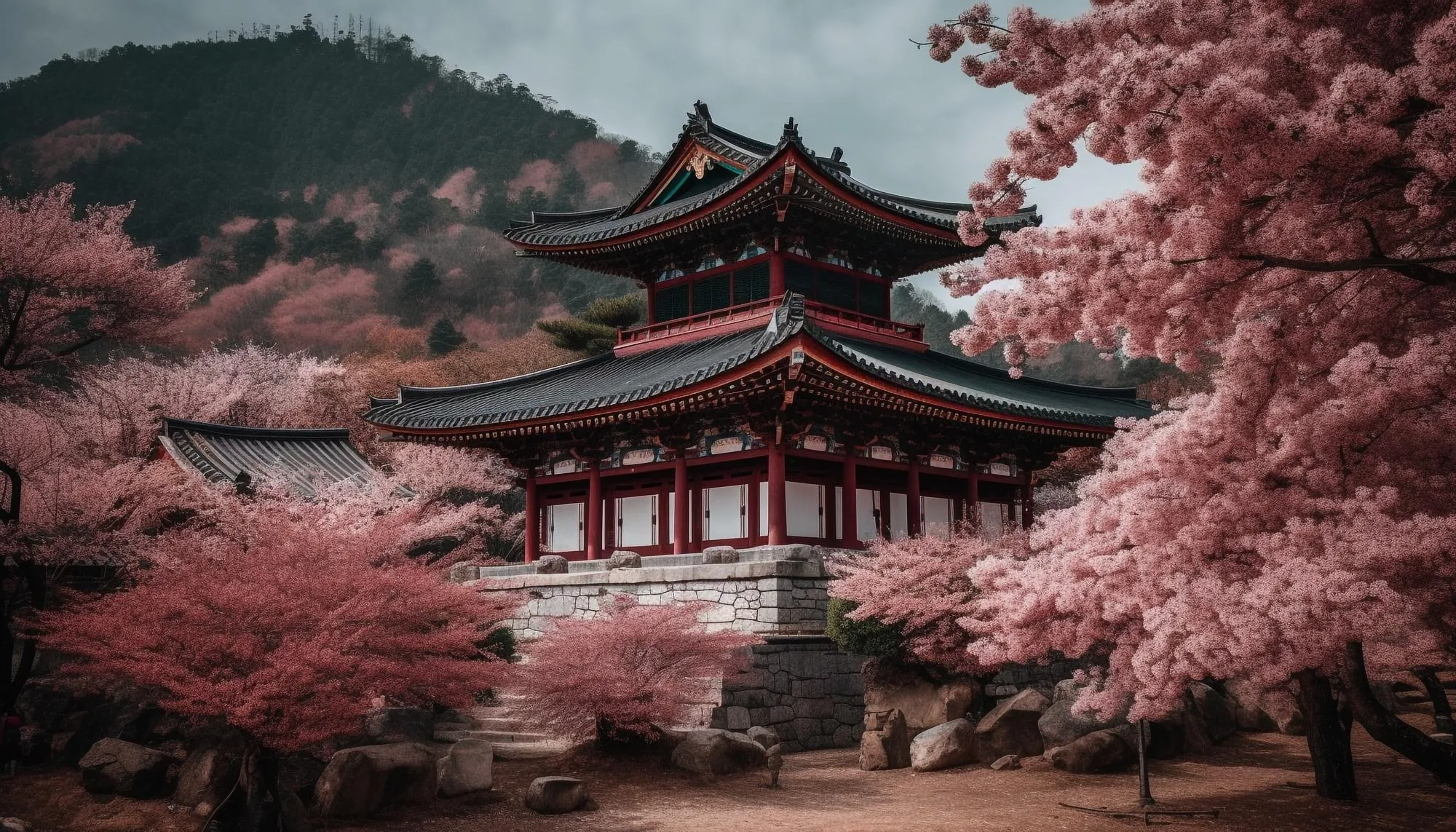 Cherry blossom paths across several Tokyo parks in spring